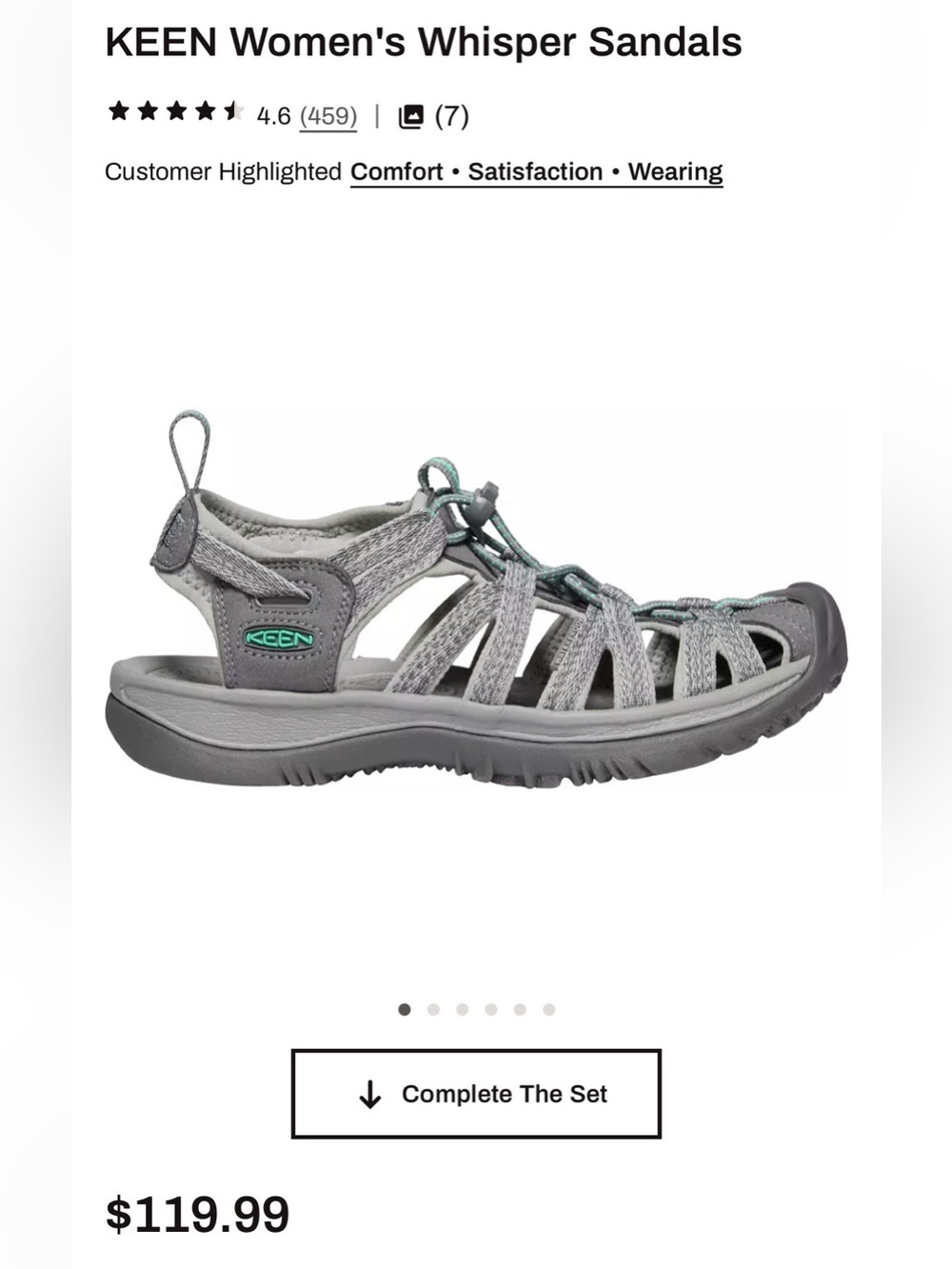 Keen Whisper Women Sandals - Size 6 US